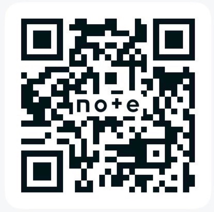 うみそら保育園noteのQRコード